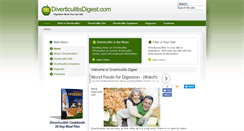 Desktop Screenshot of diverticulitisdigest.com